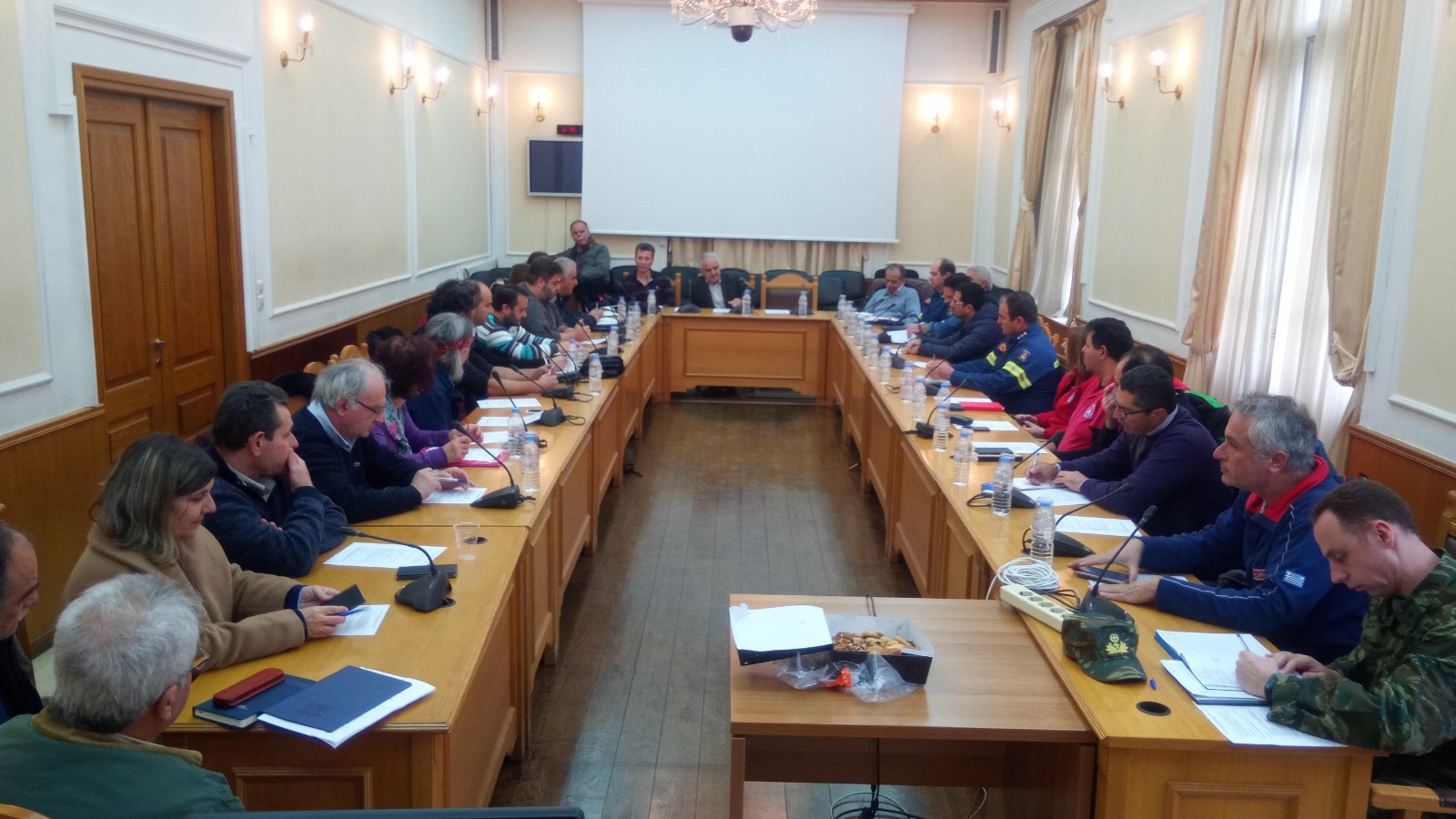 Συνεδρίαση του ΣΟΠΠ Ηρακλείου για τις δράσεις πολιτικής προστασίας