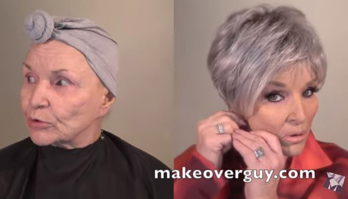 Γιος κινηματογραφεί την θεαματική μεταμόρφωση της 78χρονης μητέρας του με μακιγιάζ