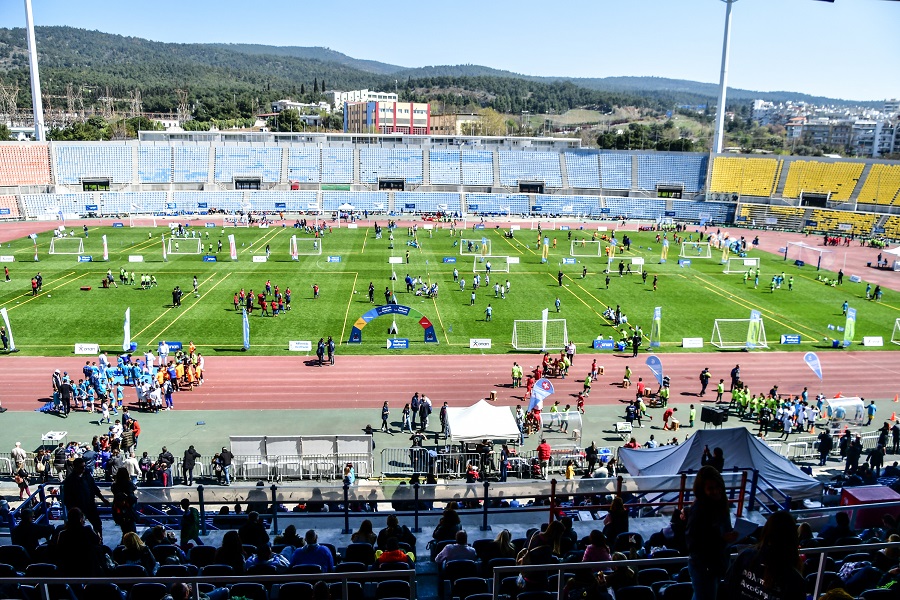 Το φεστιβάλ Αθλητικών Ακαδημιών ΟΠΑΠ στη Θεσσαλονίκη με συμμετοχή 3.000 ατόμων