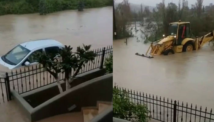 Στο έλεος της βροχής η Ανατολική Κρήτη – Επιχειρήσεις διάσωσης (βίντεο)