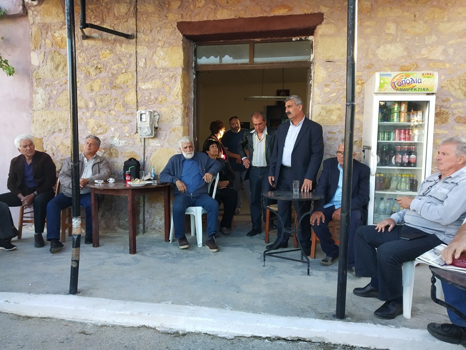 Περιοδεία του Μανώλη Ντουντουλάκη σε χωριά του δήμου Πλατανιά (φωτο)