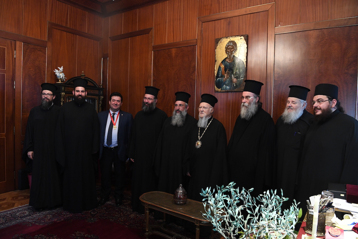 Αντιπροσωπεία της Εκκλησίας Κρήτης στο Πατριαρχείο για τα ονομαστήρια του κ.κ.Βαρθολομαίου