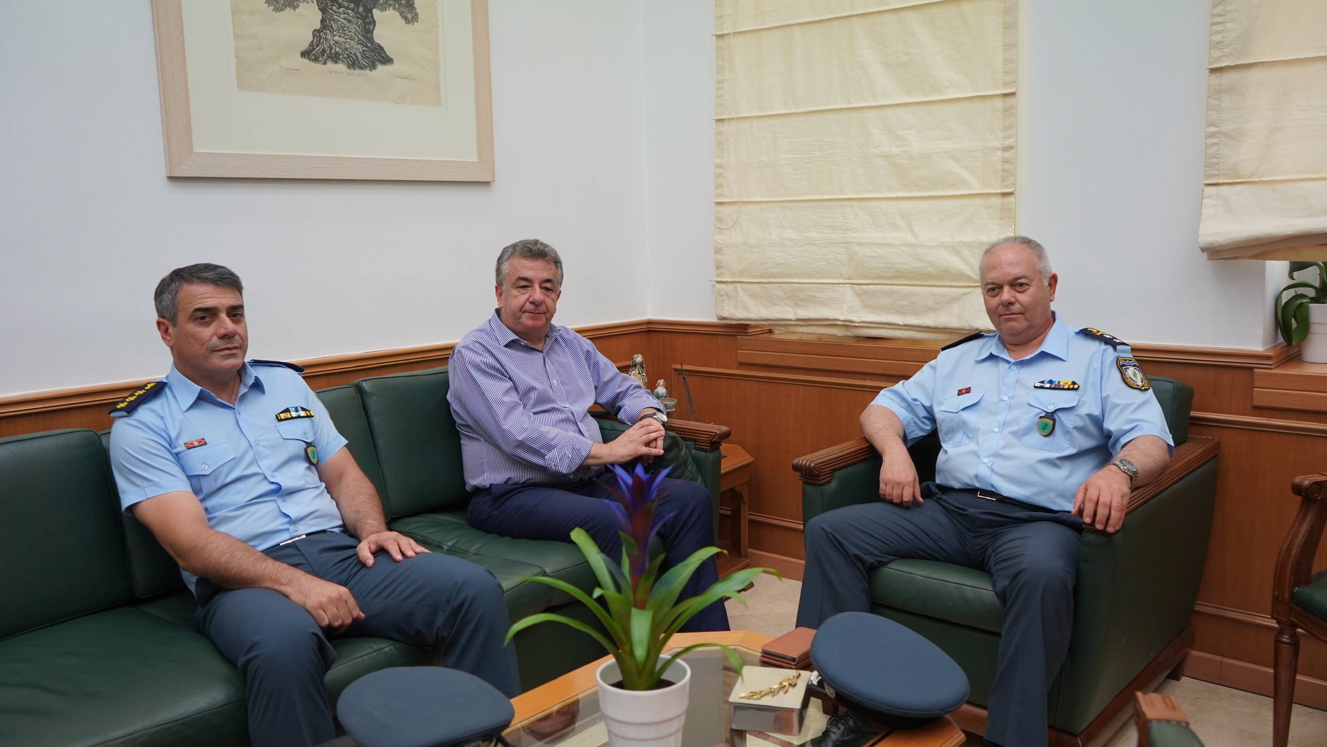 Συνάντηση Περιφερειάρχη με το νέο Γενικό Αστυνομικό Διευθυντή Κρήτης