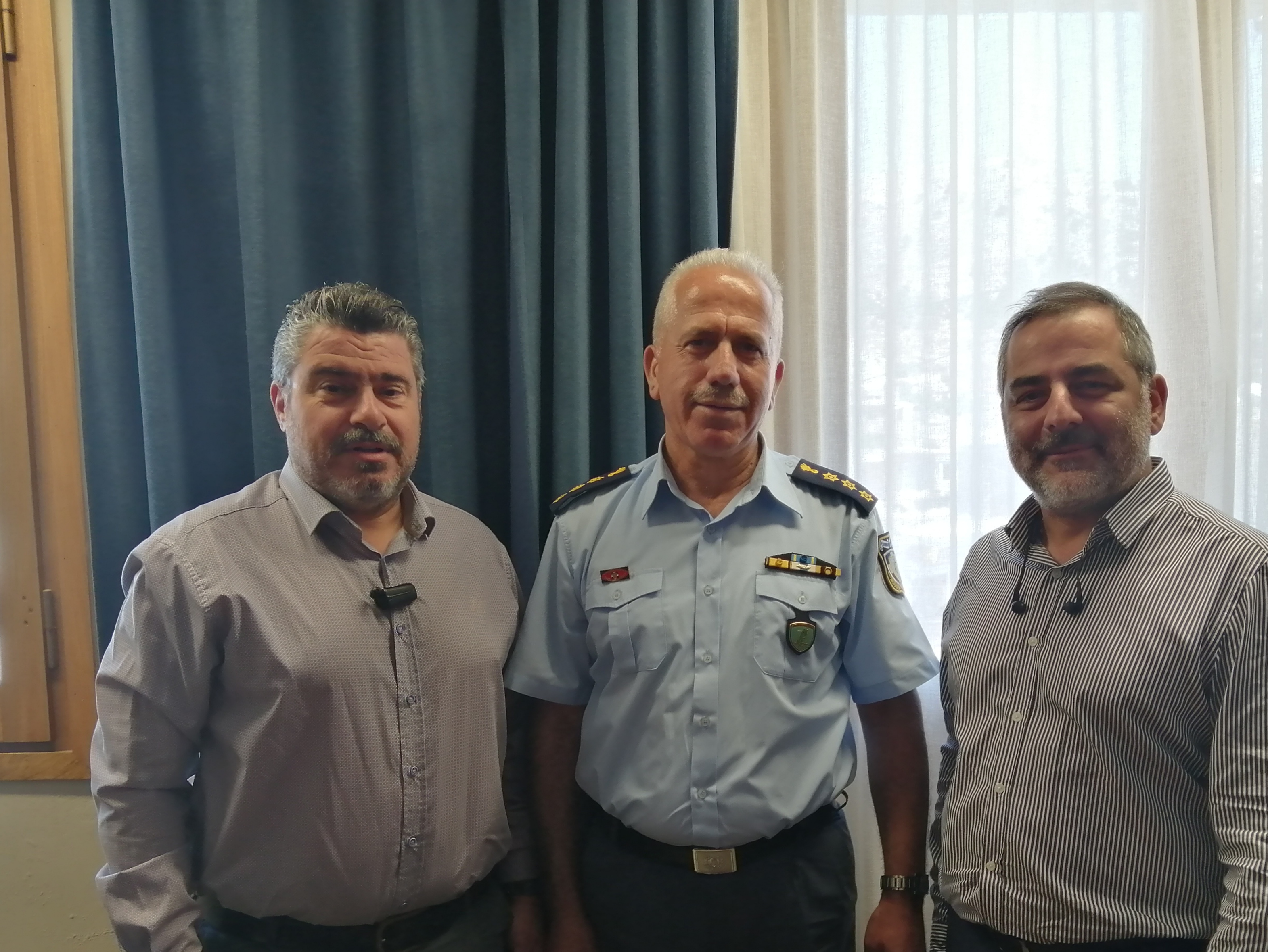 Συνάντηση Δημάρχου Οροπεδίου Λασιθίου με τον Αστυνομικό Διευθυντή Λασιθίου