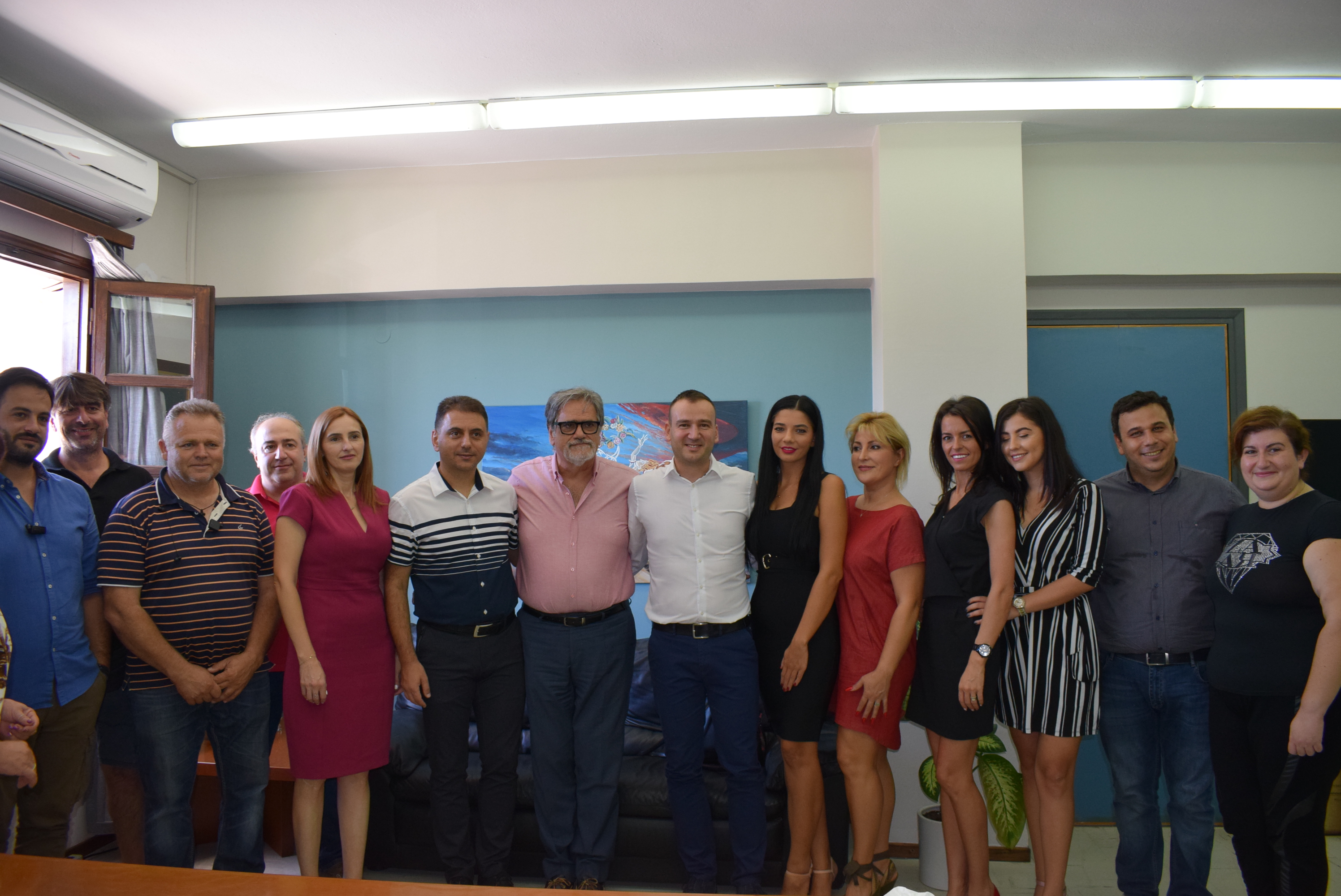 Με εκπροσώπους του Δήμου Ramnicu Valcea συναντήθηκε ο Δήμαρχος Αγίου Νικολάου