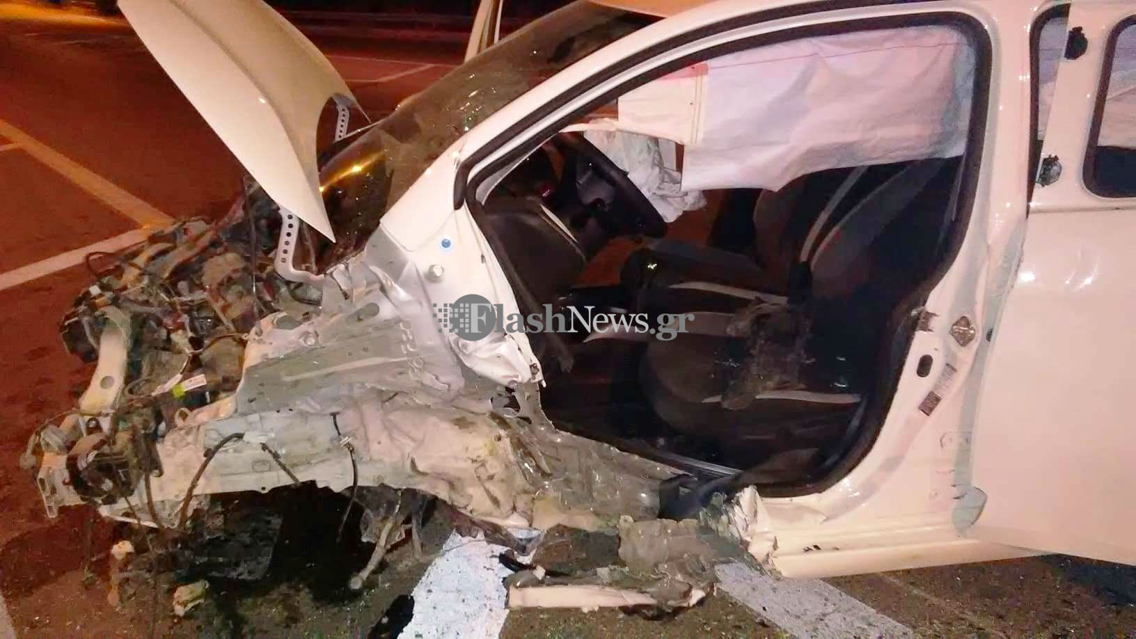 Απίστευτο τροχαίο ατύχημα στον κόμβο του Γαλατά στον ΒΟΑΚ (φωτο)