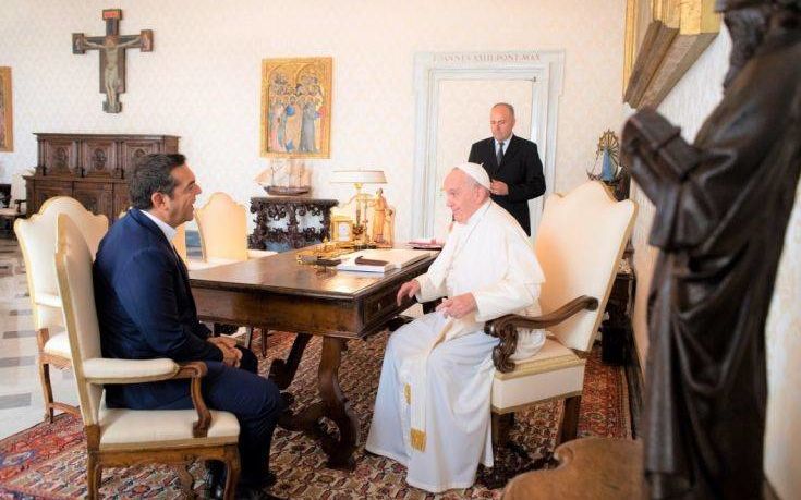 Συνάντηση Πάπα-Τσίπρα στο Βατικανό