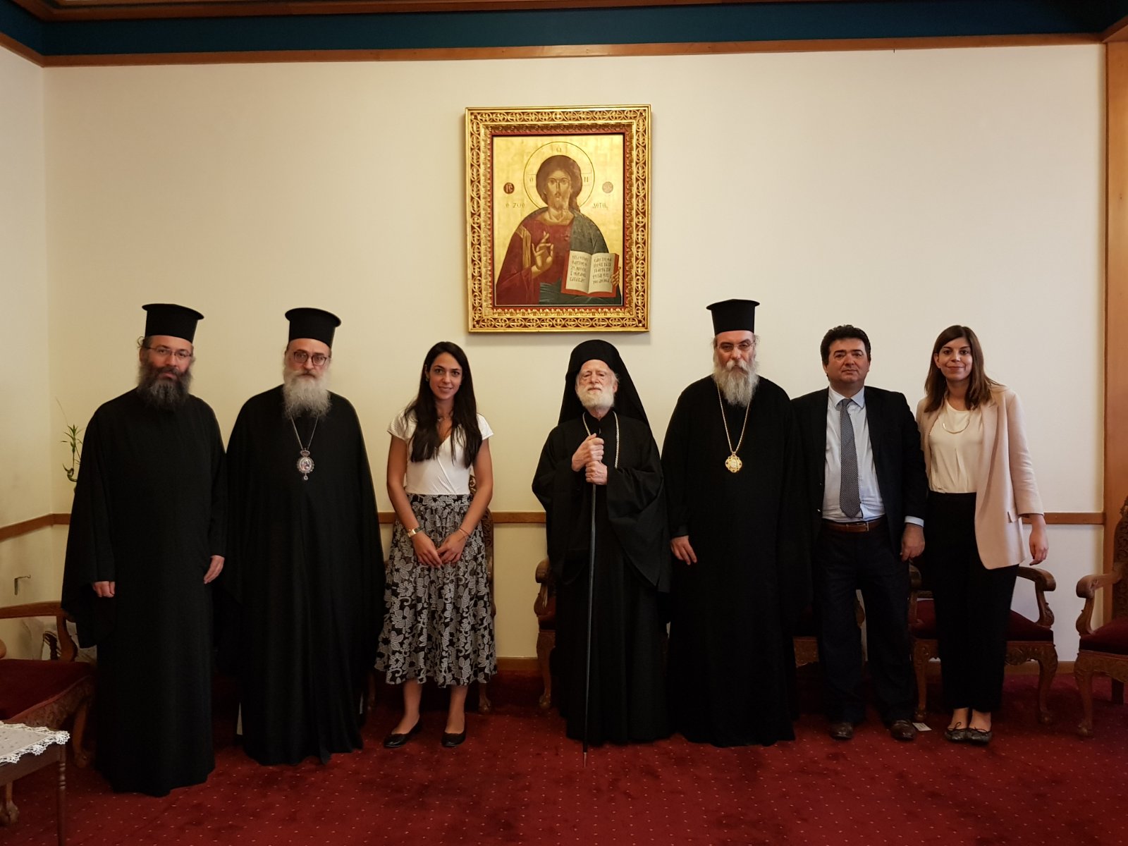 Στην Αρχιεπισκοπή Κρήτης η Υφυπουργός Δόμνα Μιχαηλίδου