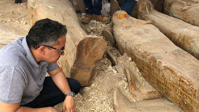Τριάντα σαρκοφάγοι του 10ου π.Χ. αιώνα ανακαλύφθηκαν κοντά στο Λούξορ της Αιγύπτου