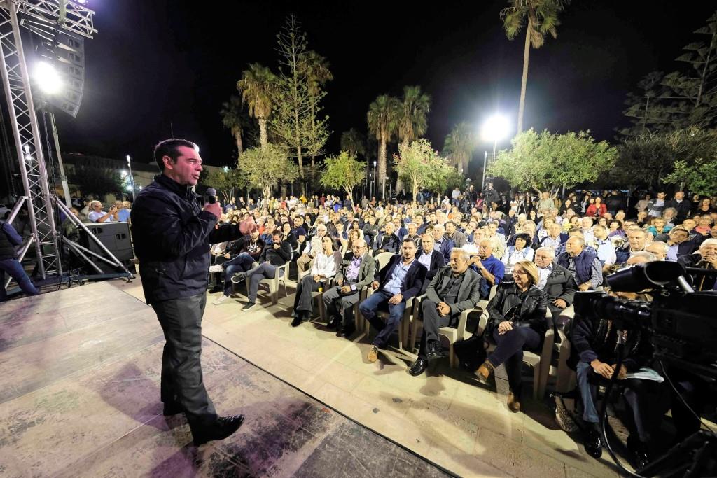 Στο Ρέθυμνο ολοκληρώθηκε η διήμερη περιοδεία του Αλέξη Τσίπρα στην Κρήτη (φωτο-βίντεο)