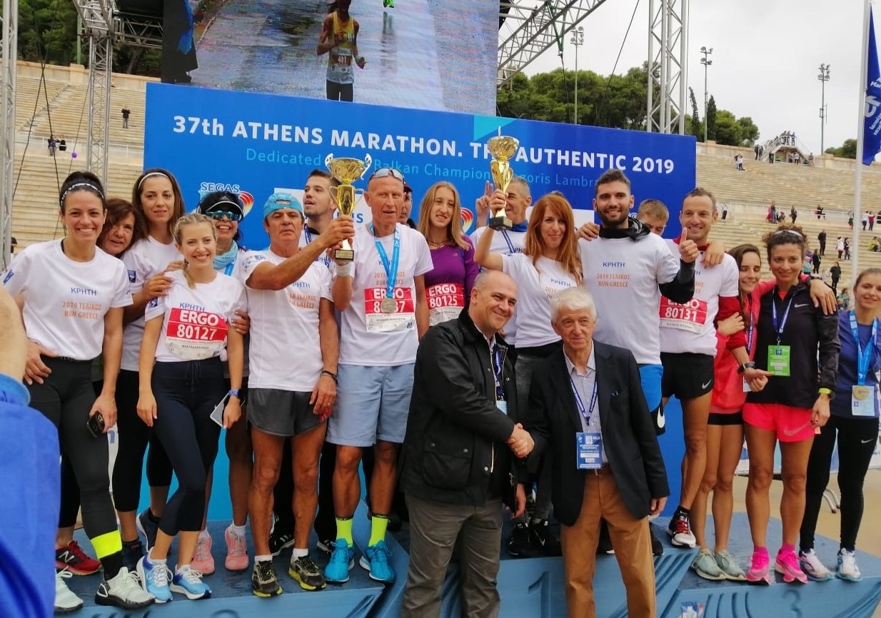 Πρωτιά της Περιφέρειας Κρήτης στον τελικό αγώνα του RUN GREECE 2019