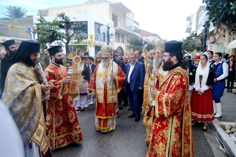 Με κάθε επισημότητα γιορτάστηκε στην Κίσαμο ο Άγιος Σπυρίδωνας