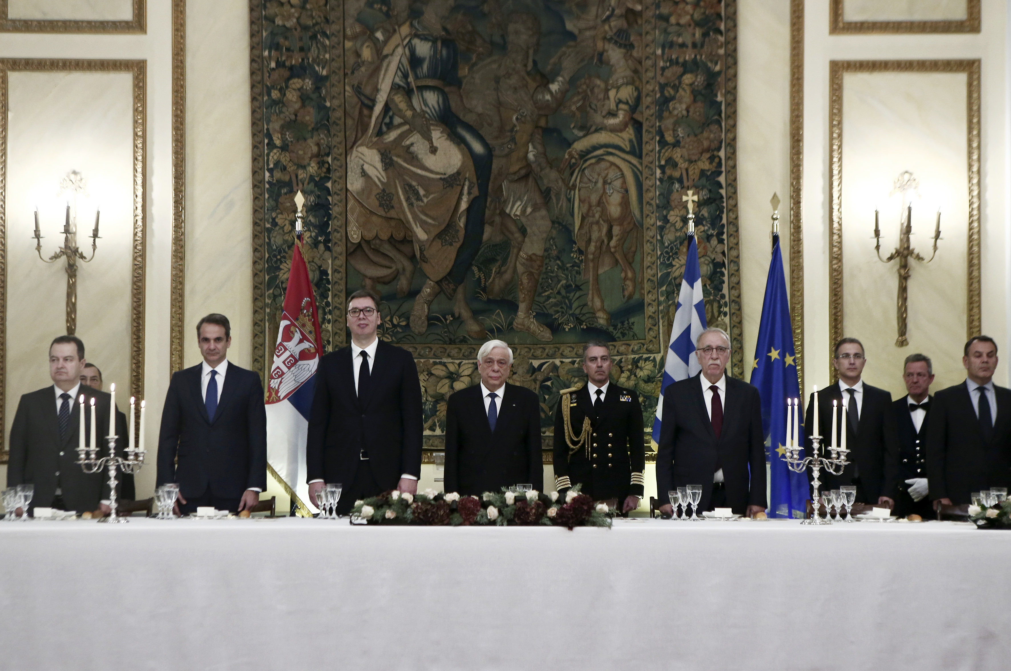 Στο επίσημο δείπνο προς τιμήν του Προέδρου της Σερβίας ο Δήμαρχος Ηρακλείου