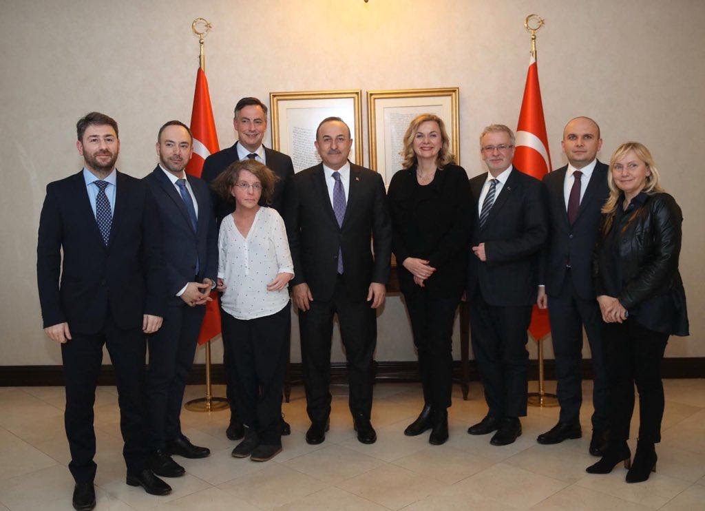 Συνάντηση Νίκου Ανδρουλάκη με τον Τούρκο Υπουργό Εξωτερικών Mέχμετε Τσαβούτσογλου