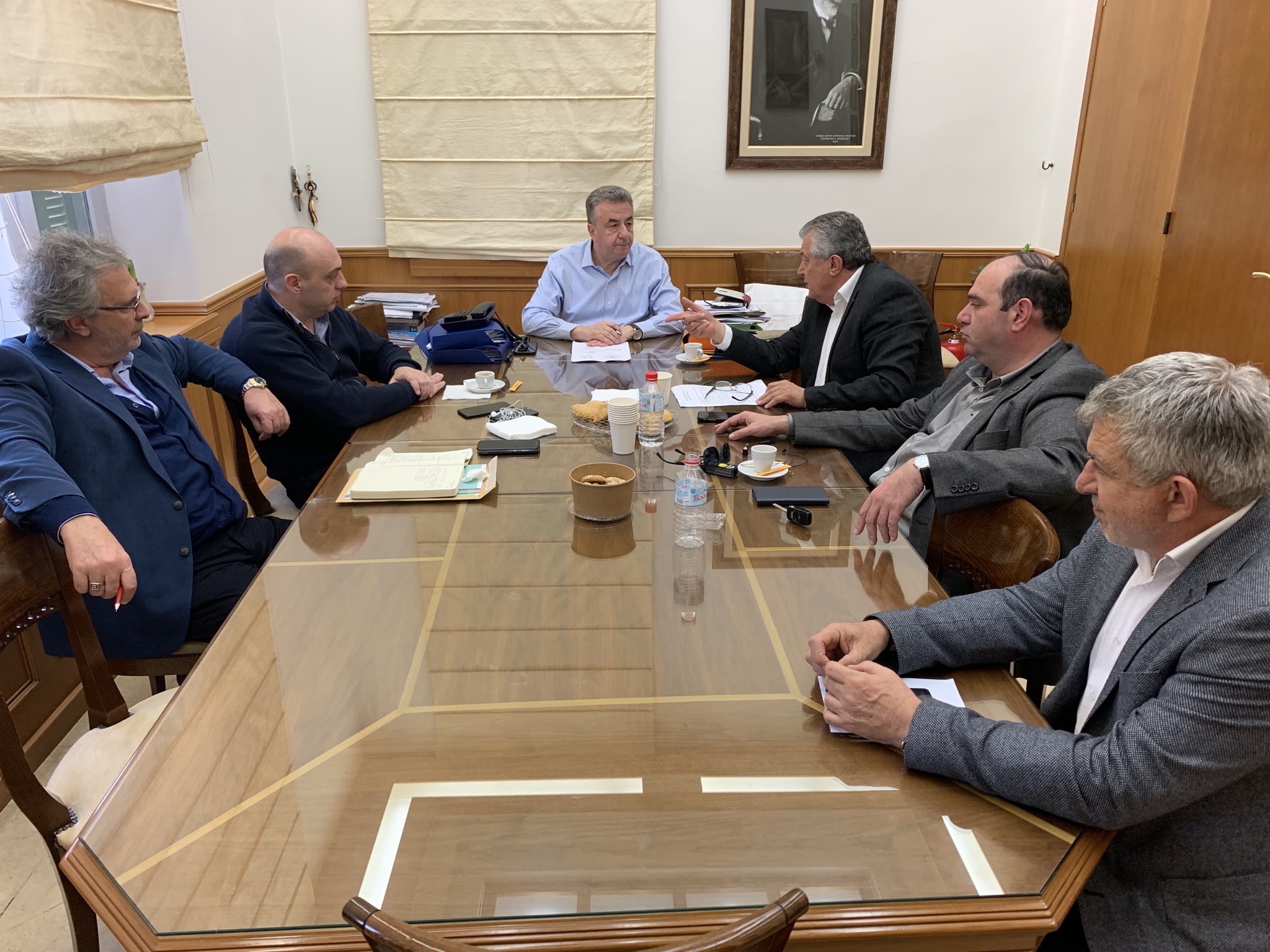 Τον Περιφερειάρχη Κρήτης επισκέφθηκε σήμερα το νέο Διοικητικό Συμβούλιο του ΕΣΔΑΚ