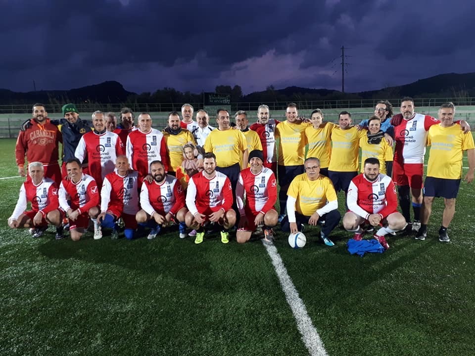Με επιτυχία πραγματοποιήθηκε ο φιλανθρωπικός αγώνας ποδοσφαίρου στον Δήμο Πλατανιά