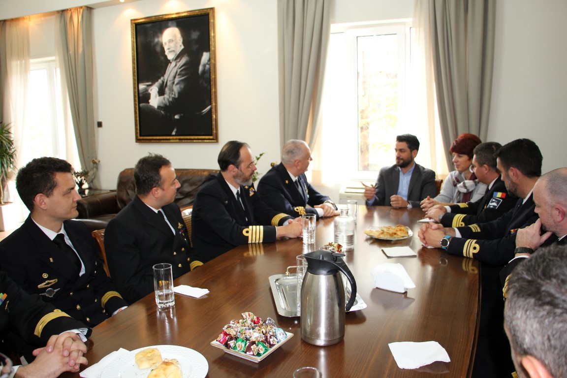 Συνάντηση του Δημάρχου Χανίων Παναγιώτη Σημανδηράκη με ναυτικό επιτελείο του ΝΑΤΟ
