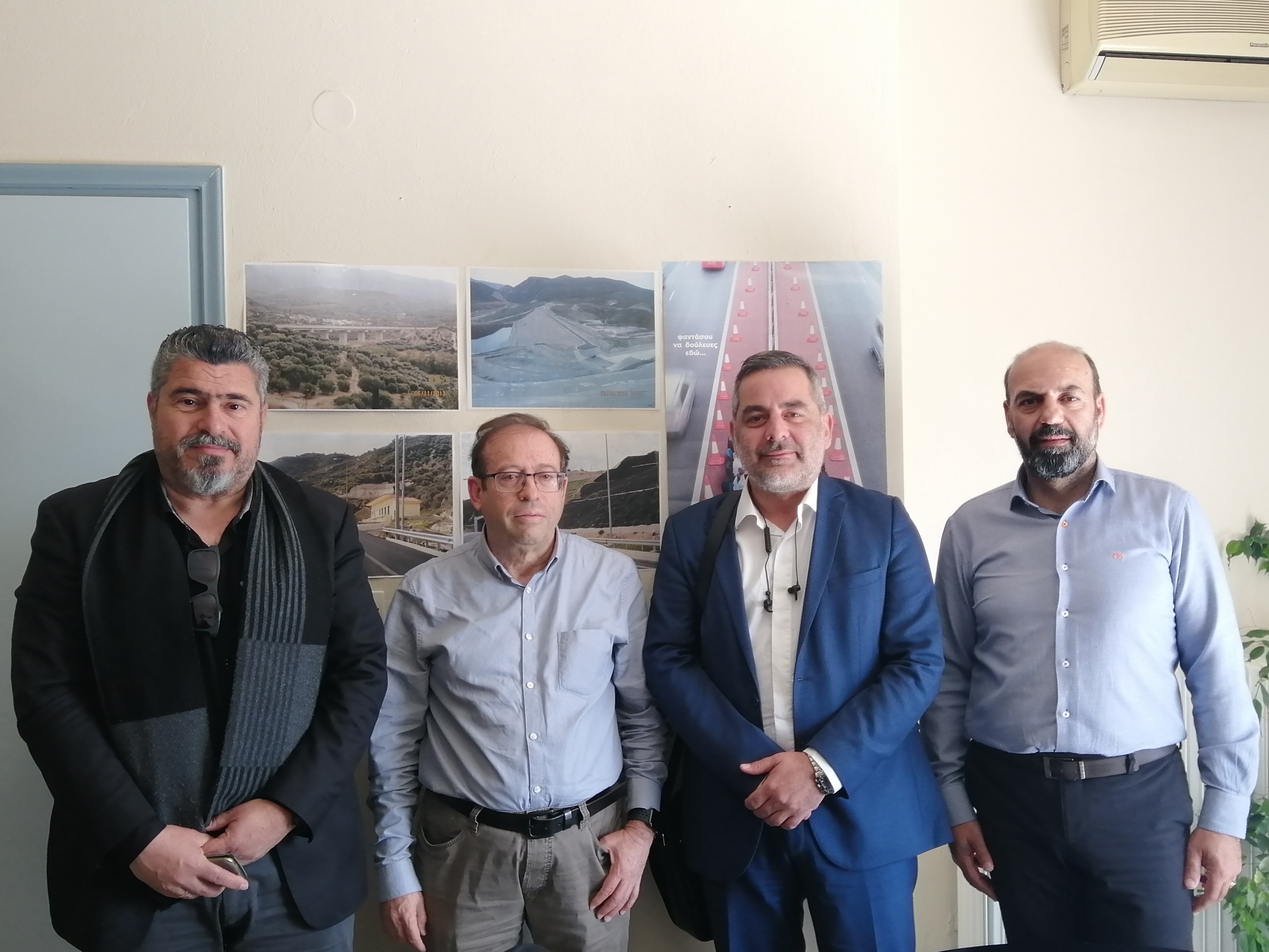 Συνάντηση με στελέχη του ΟΑΚ για τους βιολογικούς στο Δήμο Οροπεδίου Λασιθίου