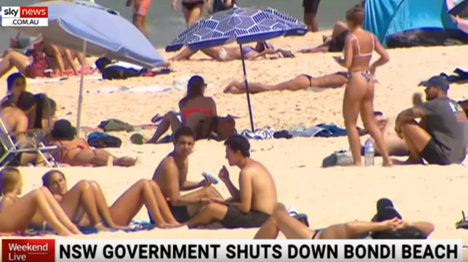 Κορωνοϊός – Αυστραλία: Έκλεισαν την διάσημη πλαζ Μποντάι Μπιτς λόγω της… κοσμοσυρροής!