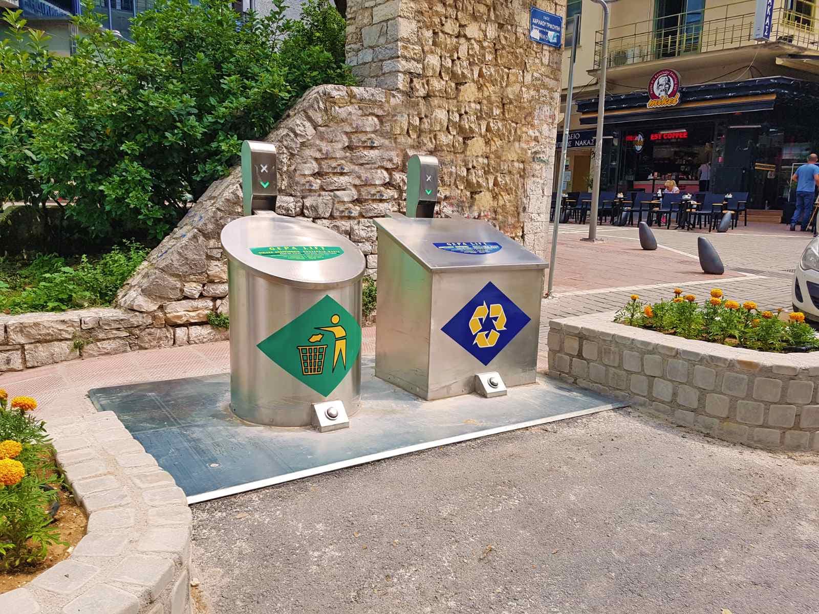 Σύστημα βυθιζόμενων κάδων ανακύκλωσης στον δήμο Αποκορώνου