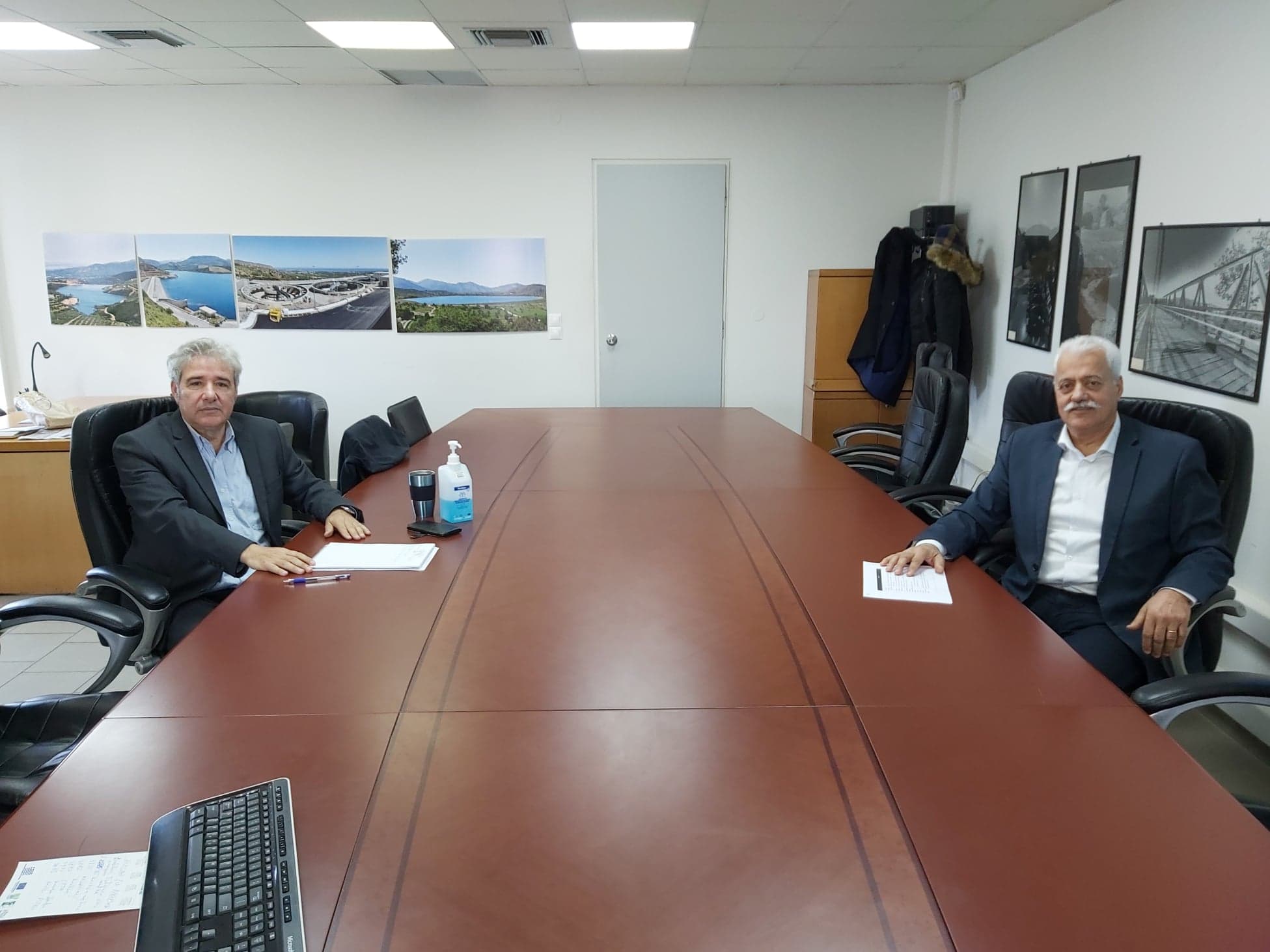 Συνάντηση του δημάρχου Αποκορώνου με τον διευθύνοντα σύμβουλο του ΟΑΚ