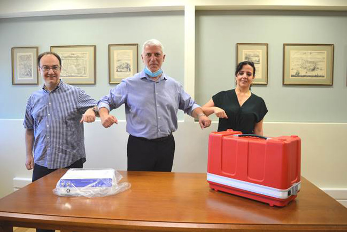 Εξοπλισμό στο νοσοκομείο Χανίων προσέφερε ο Σύλλογος Καθηγητών του Πολυτεχνείου Κρήτης