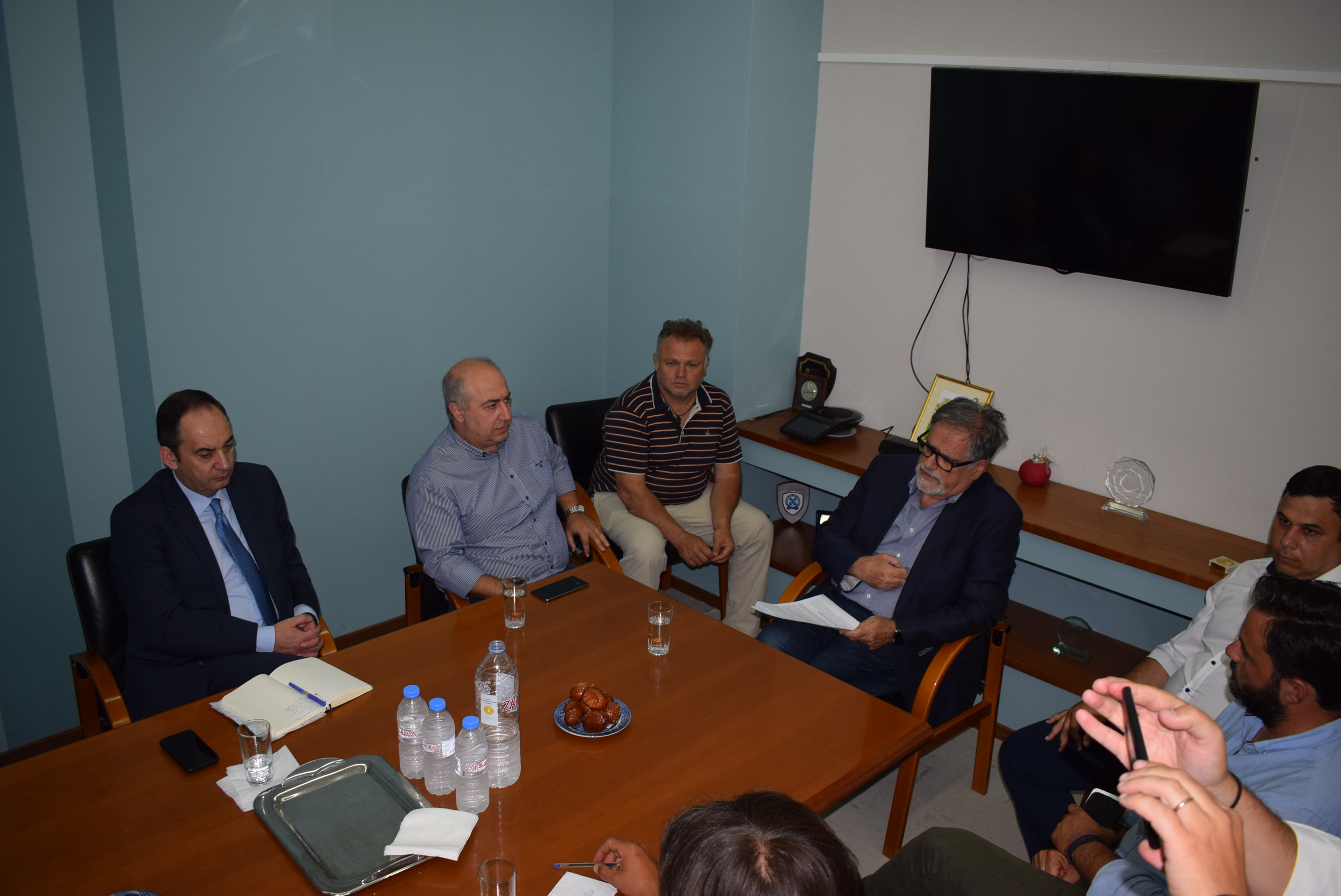 Σειρά θεμάτων στο τραπέζι στη συνάντηση του Γ. Πλακιωτάκη με τον δήμο Αγ. Νικολάου