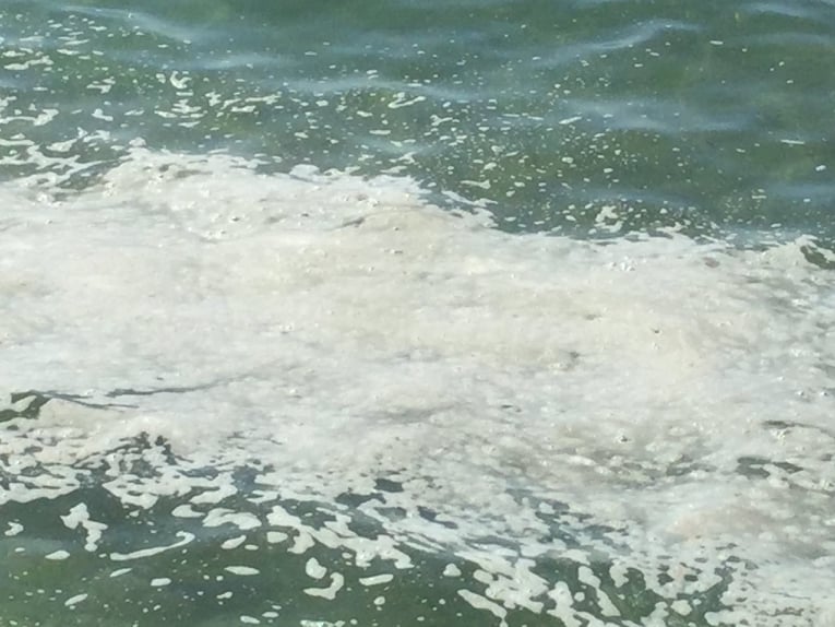 Πάλι λύματα στη θάλασσα του Κουμ Καπί στα Χανιά (φωτο)