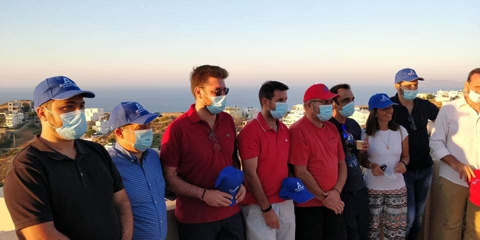 Στο Αμμούδι ο Δήμαρχος Μαλεβιζίου με μέλη της Δημοτικής Αρχής