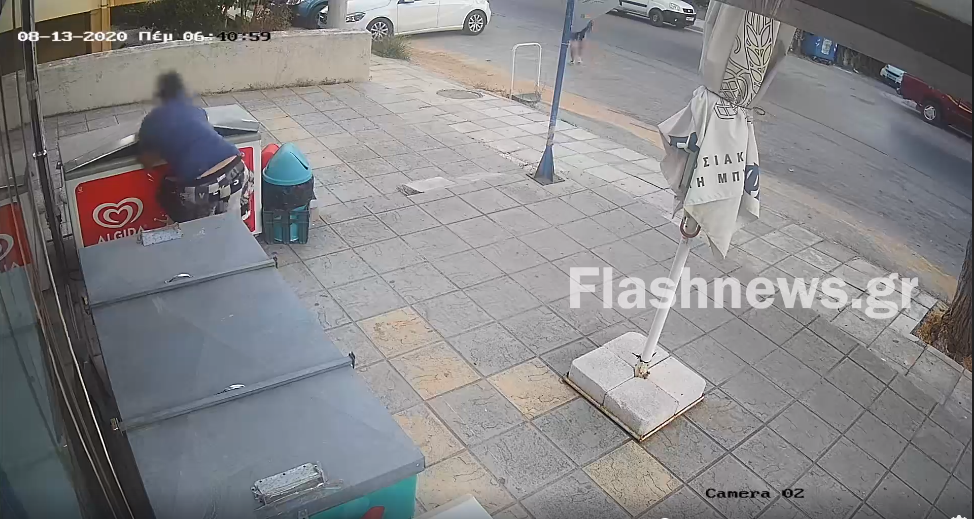 Χανιά: Σαν “κύριος” έκλεψε …παγωτό από κεντρικό κατάστημα και έφυγε! Δείτε το βίντεο