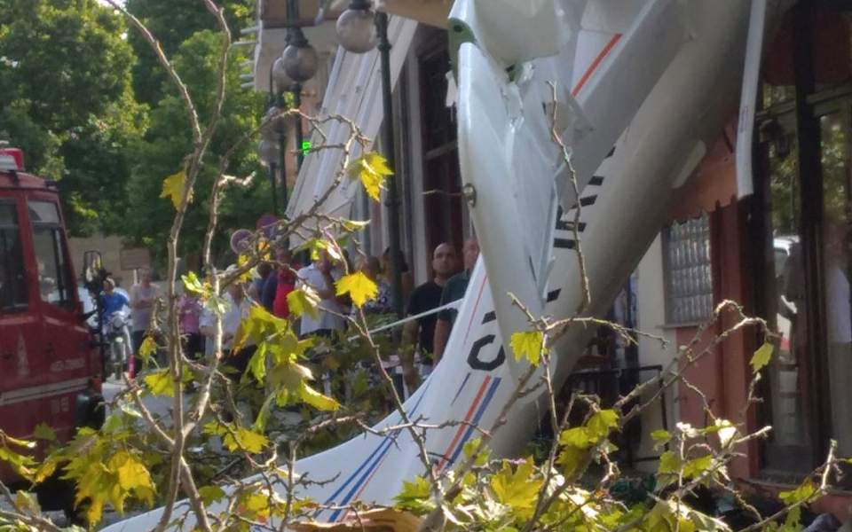 Έπεσε μονοκινητήριο αεροπλάνο στην Πρώτη Σερρών