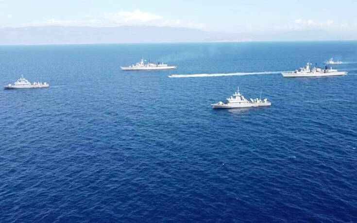 Oruc Reis:Τα πλοία του Πολεμικού Ναυτικού έχουν σχηματίσει «ασπίδα» στο Καστελόριζο (φωτο)