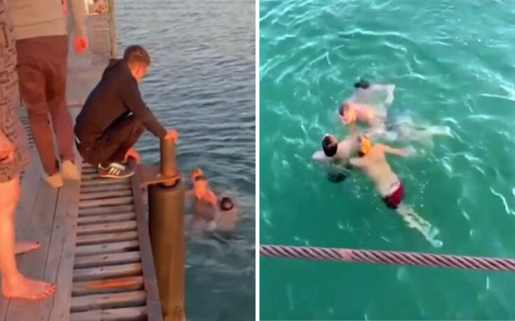 Παράλυτος άντρας βουτά στο νερό για να σώσει άνθρωπο που πνίγεται