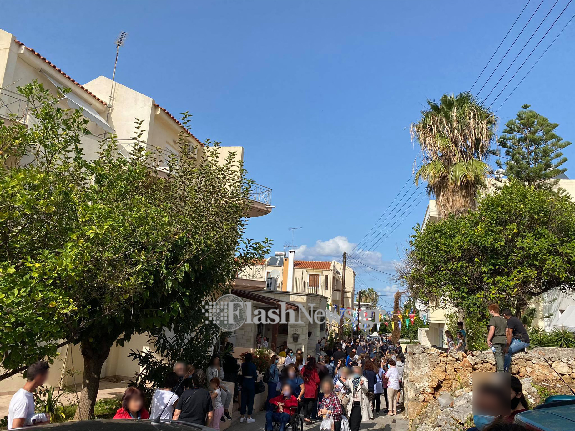 Χανιά: Ένταση σε εκκλησάκι του Αγ.Δημητρίου λόγω συνωστισμού και έλλειψης μέτρων κορωνοϊού
