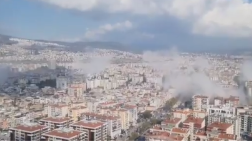 Βίντεο του σεισμού από την Τουρκία: Καταστροφές στη Σμύρνη