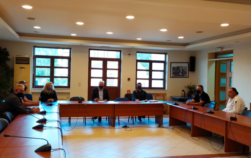 Σύσκεψη για ετοιμότητα εν όψει κακοκαιρίας στον Δήμο Αποκορώνου