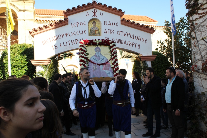 Διαδικτυακά η μετάδοση της γιορτής του πολιούχου Αγ. Σπυρίδωνα στο Καστέλι