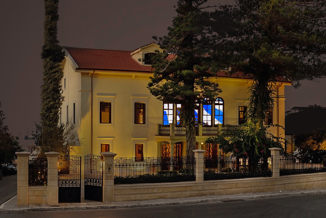 Με τα χρώματα της ελληνικής σημαίας θα φωταγωγηθεί η οικία του Ελ. Βενιζέλου στη Χαλέπα