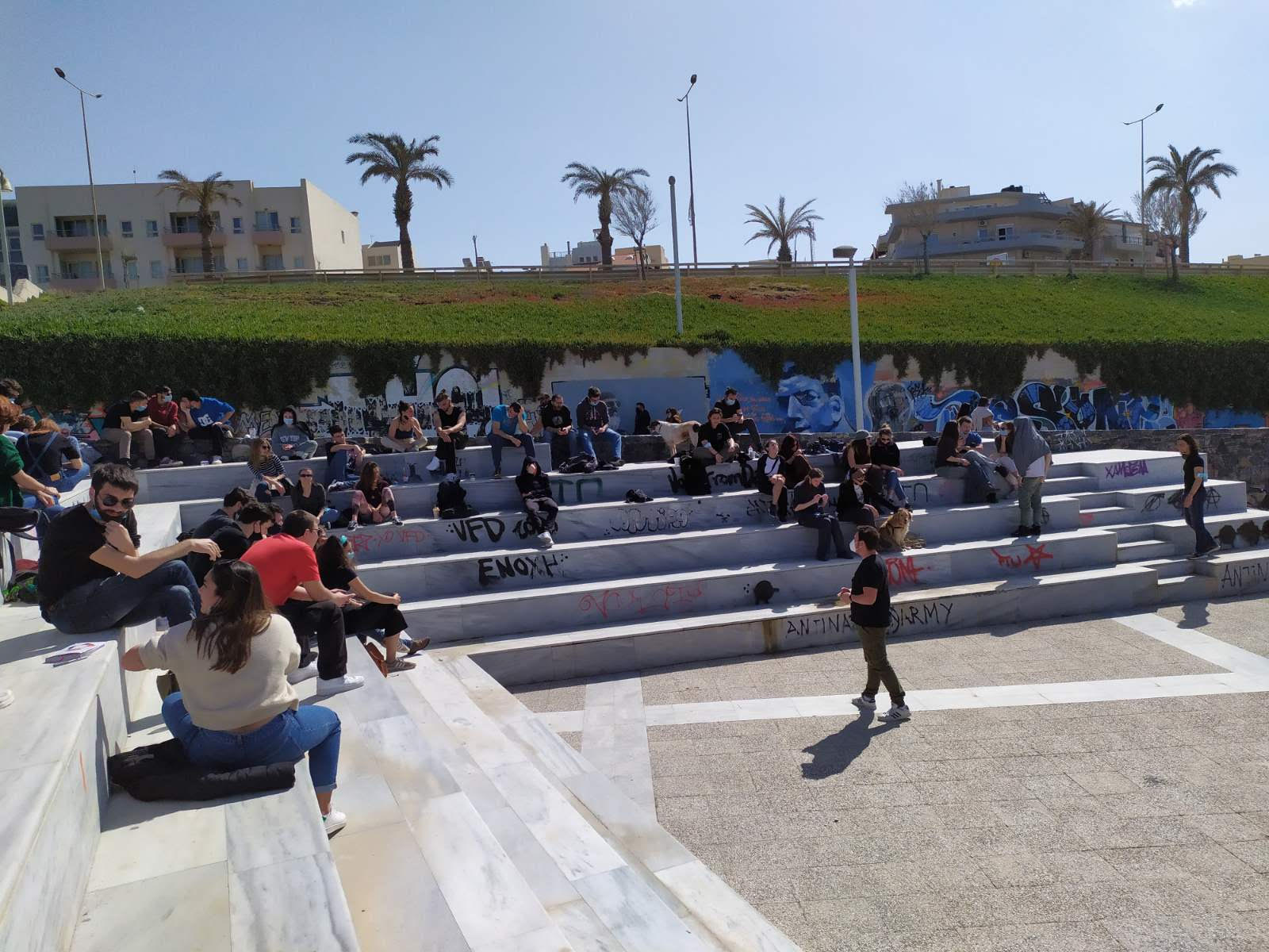 Ενάντια στο νέο Νομοσχέδιο οι φοιτητές στο Ηράκλειο