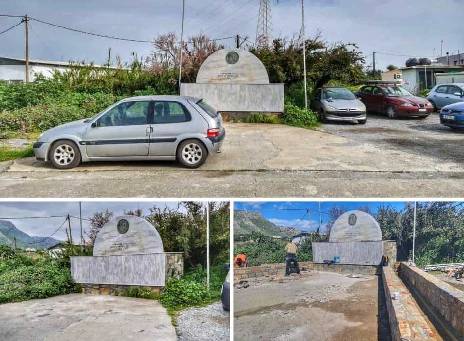 Δήμος Μαλεβιζίου: Αποκατάσταση μνημείου Ηρακλή Κοκκινίδη