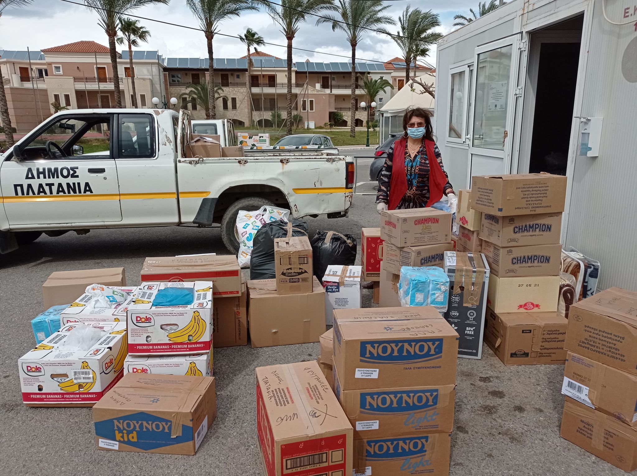 Αποστολή ειδών ανάγκης από τον Δήμο Πλατανιά προς τους σεισμόπληκτους της Θεσσαλίας