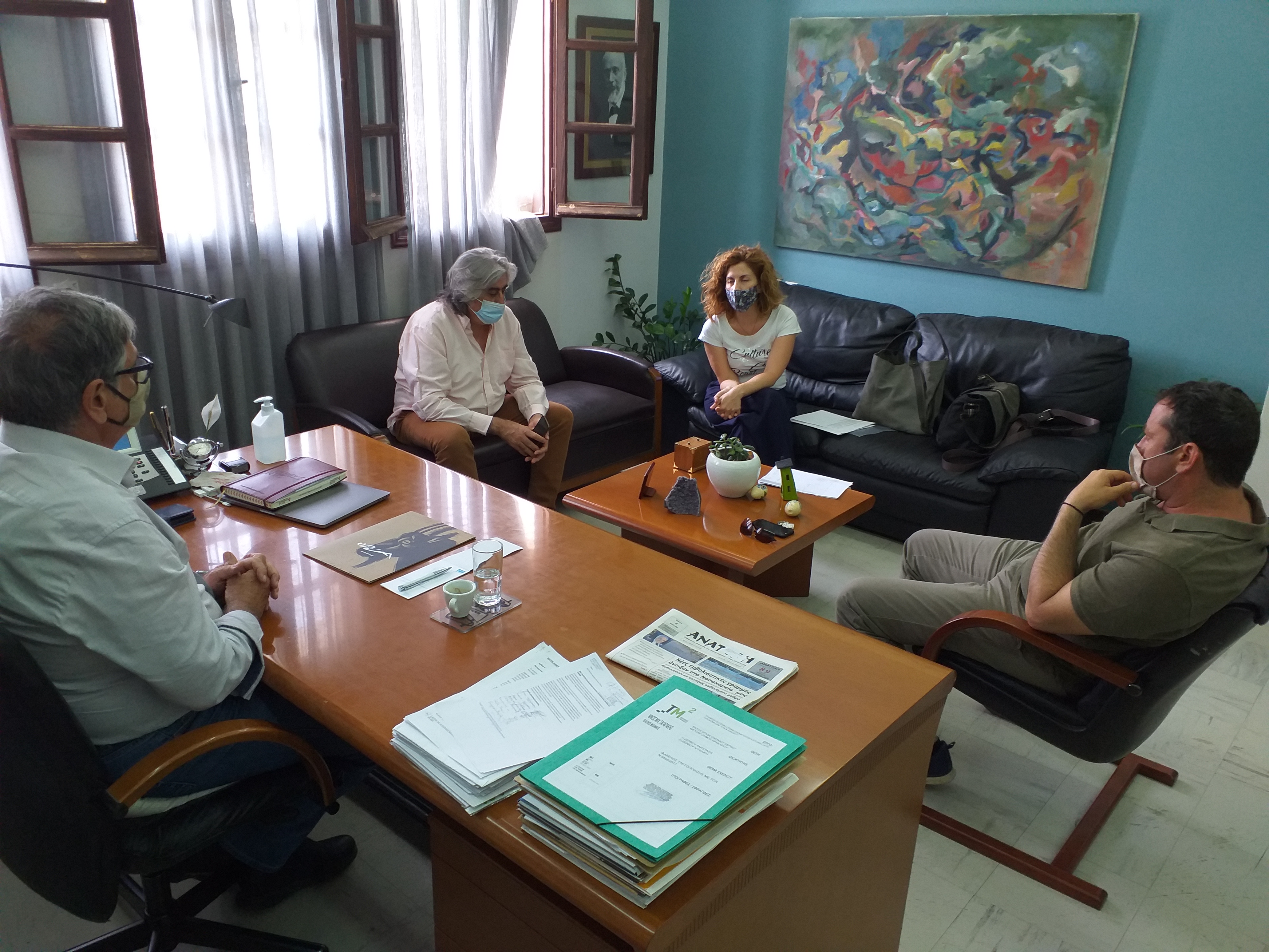 Συνάντηση δημάρχου Αγ.Νικολάου με δικηγόρους ιδιοκτητών έκτασης ανατολικά του Νοσοκομείου
