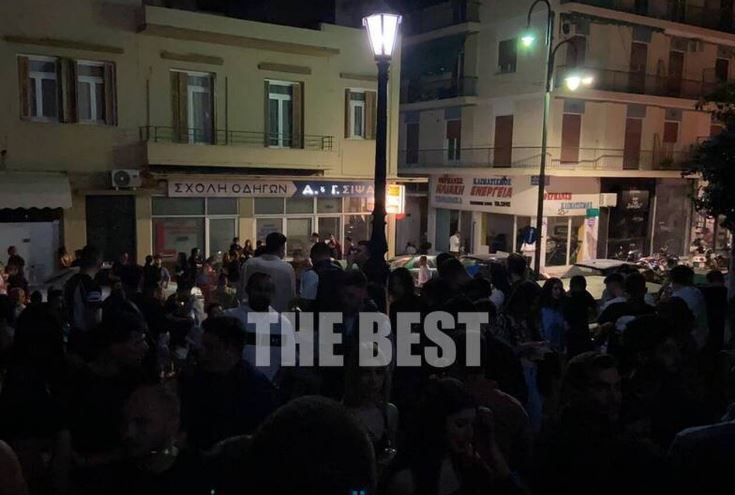 Μόλις έκλεισαν τα καταστήματα άνοιξε υπαίθριο κορωνο – πάρτι στην Πάτρα