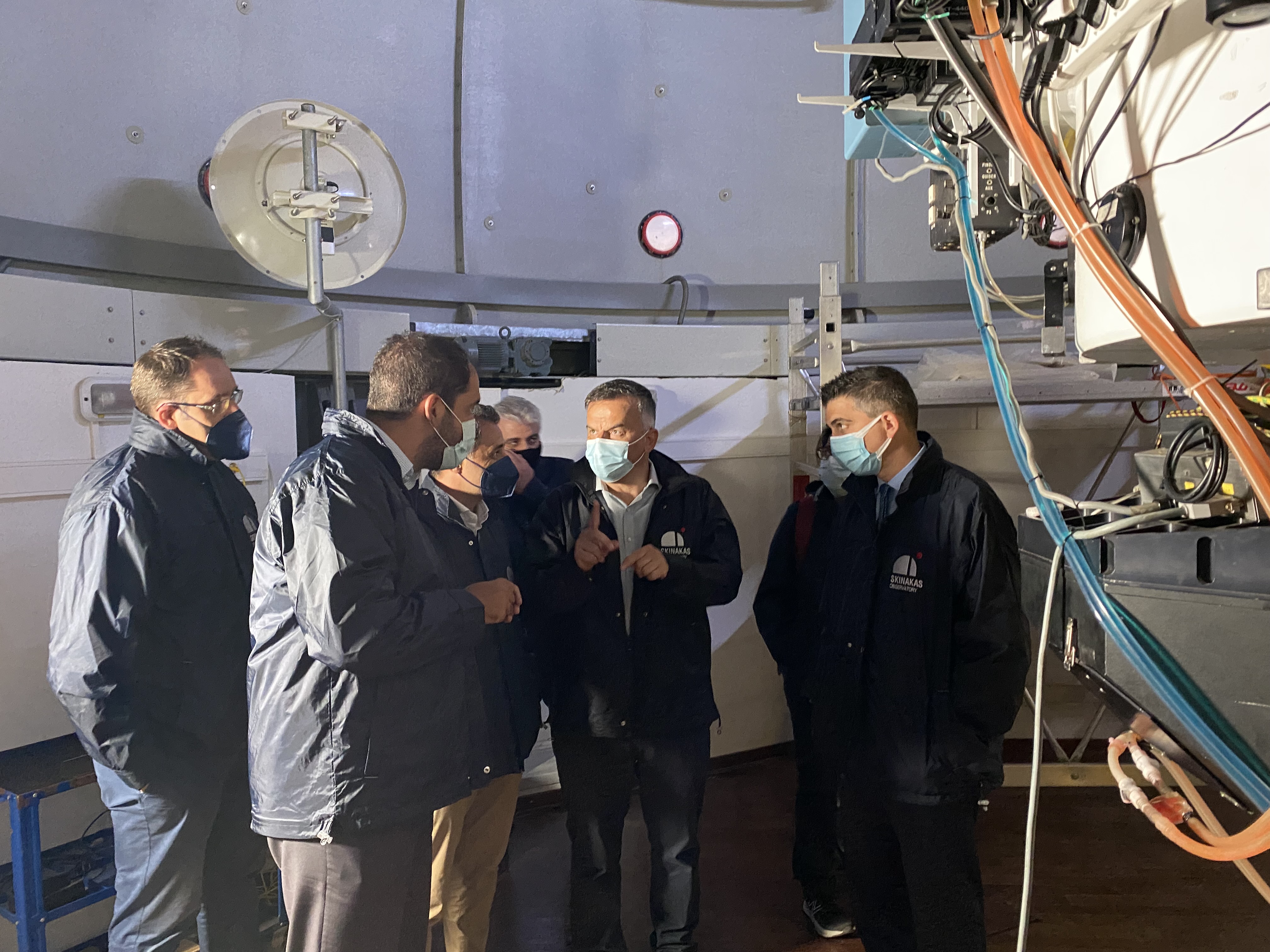 Το Αστεροσκοπείο Σκίνακα και τ’ Ανωγεία επισκέφτηκε ο Υφυπουργός Έρευνας και Τεχνολογίας