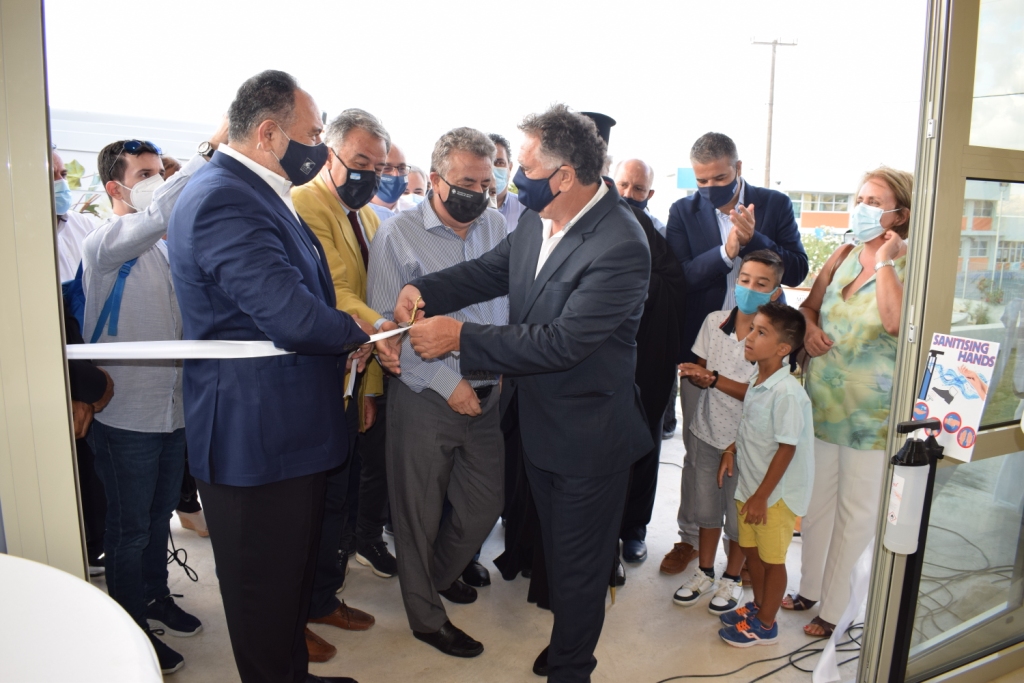 Εγκαινιάστηκε το νέο δημοτικό κατάστημα Αρκαλοχωρίου στον δήμο Μινώα Πεδιάδας