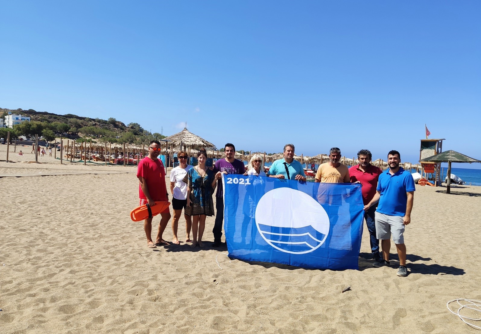 Οι δυο παραλίες της Παλαιόχωρας που πήραν γαλάζια σημαία