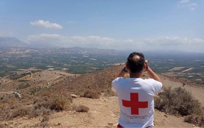Δήμος Φαιστού: Χάρη σε εθελοντές Ερυθρού Σταυρού άμεση κατάσβεση φωτιάς