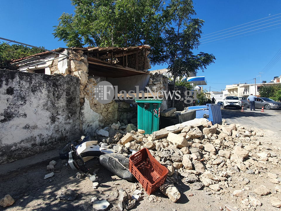 Ολοκληρώθηκε η υποβολή αιτήσεων πρώτης αρωγής για τους πληγέντες του σεισμού στην Κρήτη