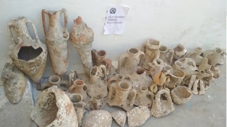 Κάλυμνος: Πλήθος αρχαιότητες «στόλιζαν» επιχείρηση