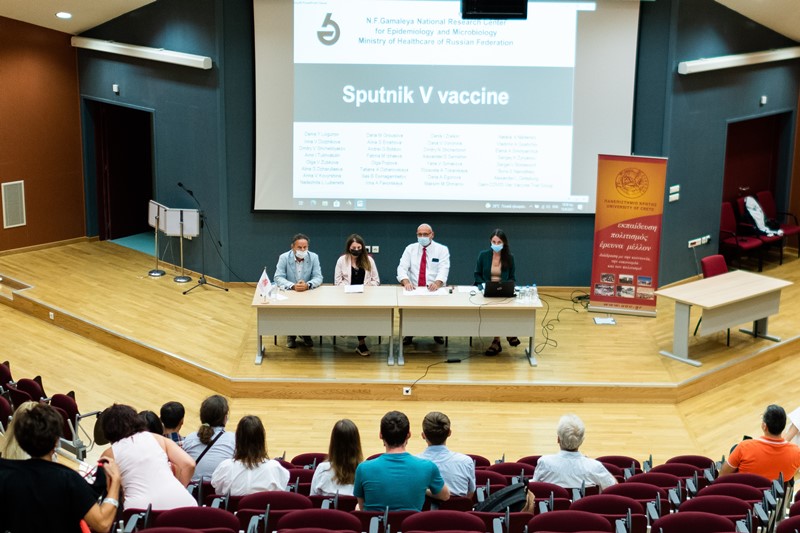 Στο Πανεπιστήμιο Κρήτης  ομάδα ερευνητών – δημιουργών του εμβολίου Sputnik V